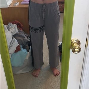 Pink sweatpants